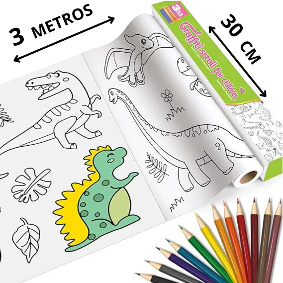 OFERTA ROLLO PARA COLOREAR DE 3 METROS🥳 - Leve 2 y paga 1