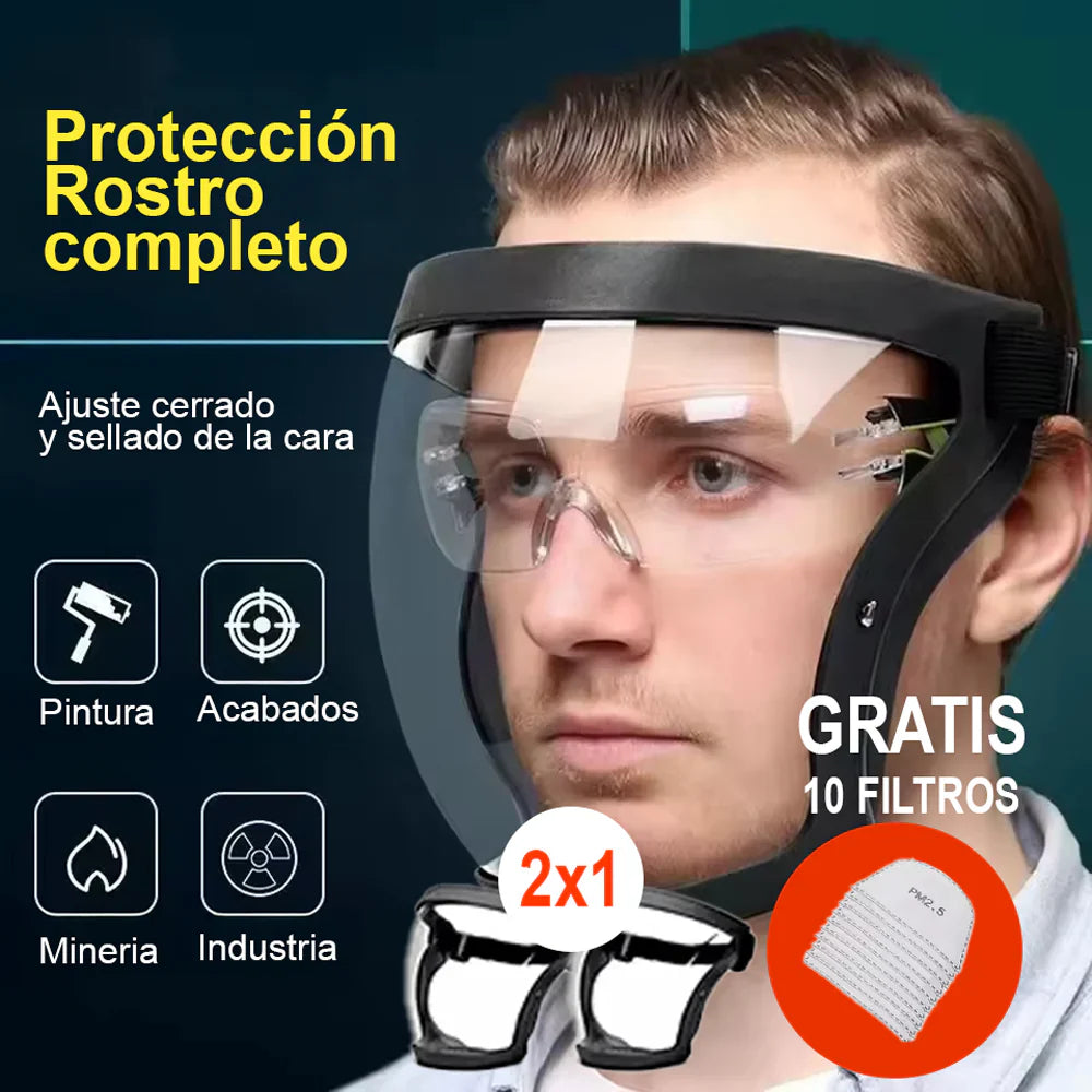 MÁSCARAS DE SEGURIDAD - COMPRA 1 LLEVA LA SEGUNDA GRATIS 😱